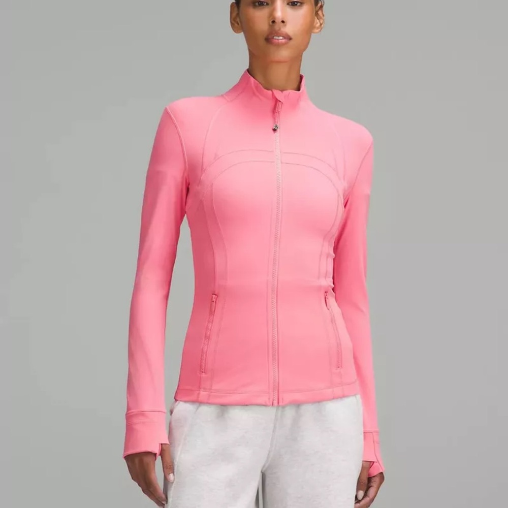 Lululemon define cropped jacket sakura pink
